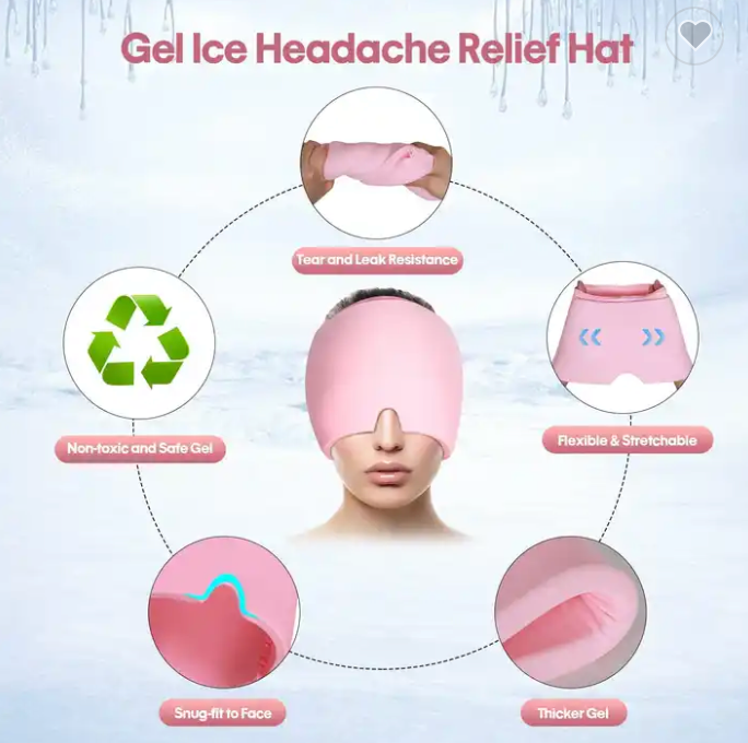 🔥Gorro Gel Alivia Dolor de cabeza - Migraña con envio gratis